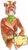 Pricilla the Yorkie Decorative Porcelain Plate 8" x 8" Priscilla the Yorkie Hipster Pets are just like their human...