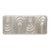 Contemporary Contemporary Carved Credenza - White Oak with Silver Leaf Doors For Sale - Image 3 of 13
