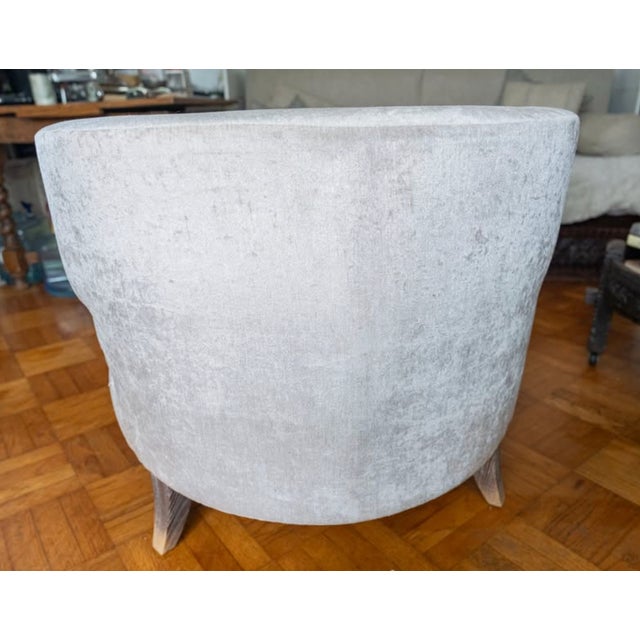 Mid-Century Modern Weiman Kelsey Grand Modern Barrel Club Chair For Sale - Image 3 of 11