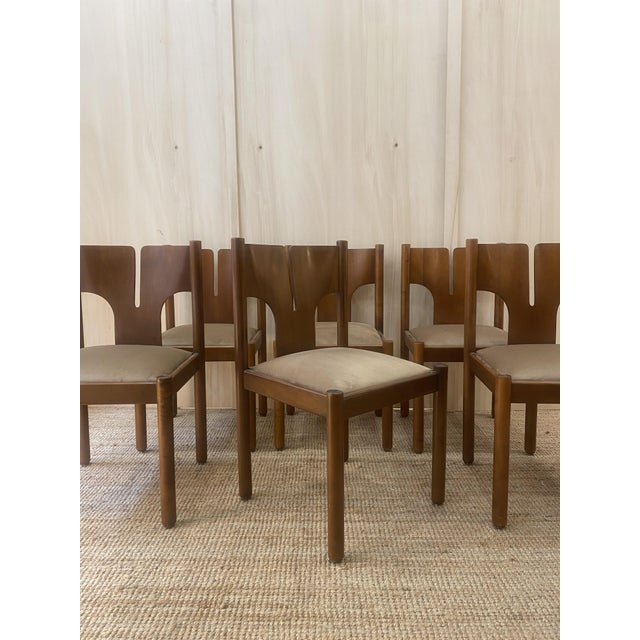 Vintage Italian Chairs from Mobil Girgi, 1960s, Set of 6 For Sale - Image 6 of 13