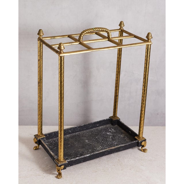 Early 20th Century Claw Foot Umbrella and Cane Stand For Sale In Dallas - Image 6 of 6