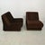 Vintage Modular Chairs in Corduroy Brown, 1970s, Set of 2 For Sale - Image 4 of 9