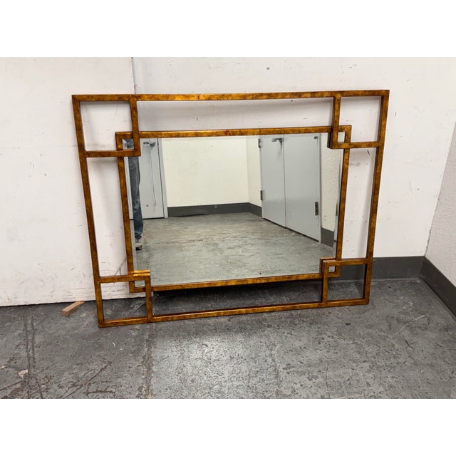 Maison Jansen Maison Jansen Style Geometric Wall Mirror, Vintage For Sale - Image 4 of 12