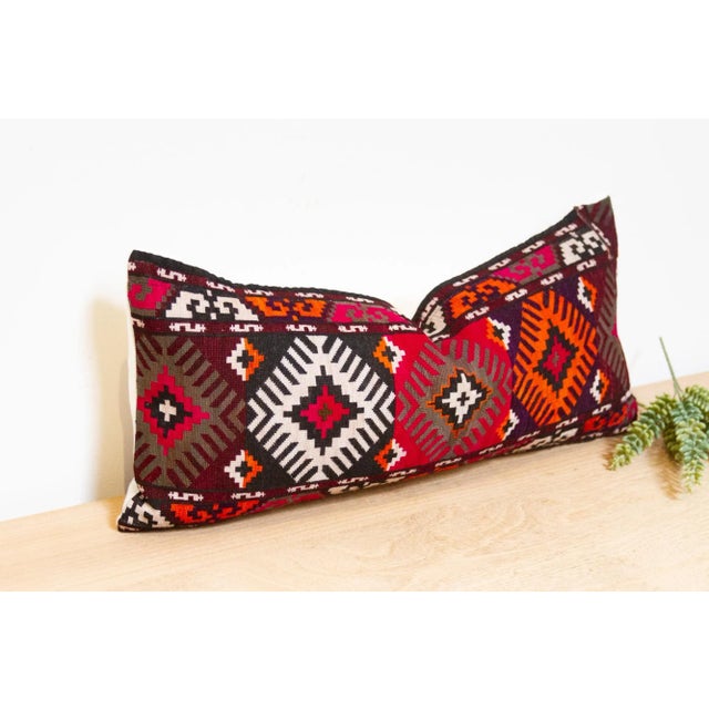 Asian Azita Antique Lakai Tribe Linen Pillow For Sale - Image 3 of 8