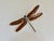 Modern Dragonfly Wall Art Eric Moore 2016, Brass, Copper, Stone For Sale - Image 3 of 11
