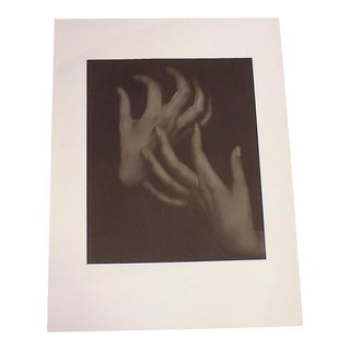 Large Vintage Photogravure-"Georgia O'Keeffe" by Alfred Stieglitz (Usa 1864-1946) For Sale