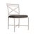 Brown Jordan Venetian Side Chair, Dove frame with Fusion Charcoal fabric For Sale - Image 12 of 12