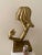 Mid 20th Century Vintage Boho Studio Bust Sculpture of Female For Sale - Image 5 of 8