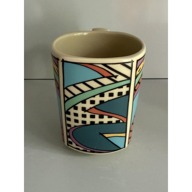 Postmodern Flash One Mug with Handle by Dorothy Hafner for Rosenthal, Germany, 1980s For Sale - Image 3 of 7