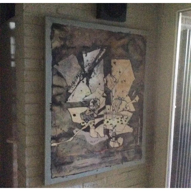 Beniti Cornelis, Composition, 1987, Acrylic on Canvas, Framed For Sale - Image 4 of 6