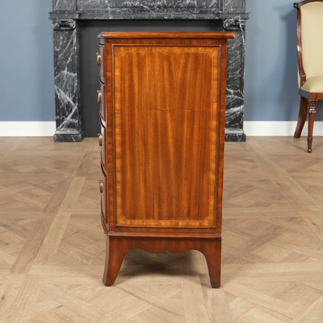 Nvin0620 Vintage Maitland Smith Banded Chest of Drawers For Sale - Image 18 of 18