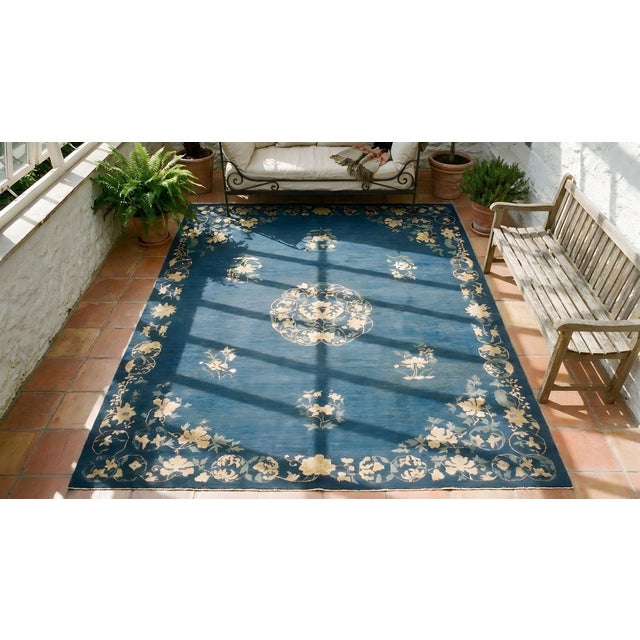 Antique Chinese Peking Rug For Sale - Image 13 of 14