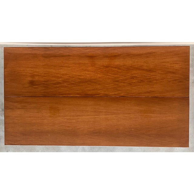 Brown 20th Century Spanish Console Fold Out Table with Iron Stretcher For Sale - Image 8 of 18