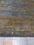 6x9 Versatile Classic Blue Brown Floral Modern Hand Knotted Wool Carpet Rug For Sale - Image 4 of 5