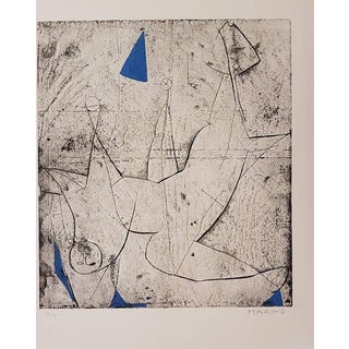 Marino Marini, Miracolo Edition of 75, 1970s, Etching For Sale