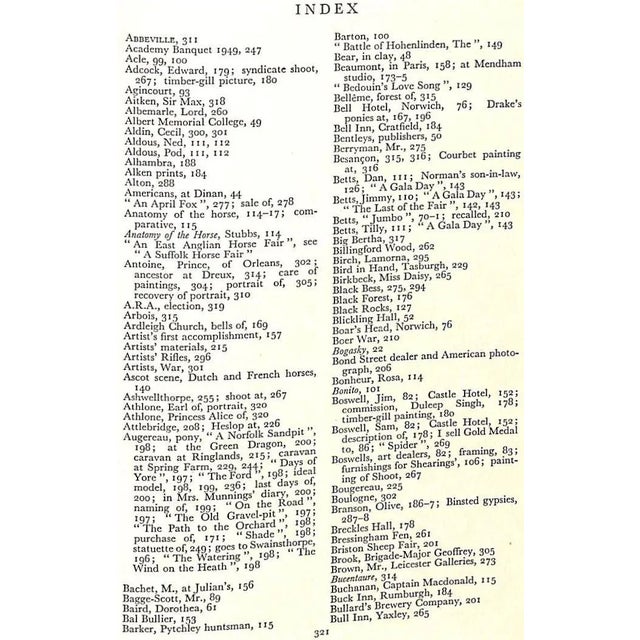 "An Artist's Life" 1950 Munnings, Sir Alfred For Sale In New York - Image 6 of 12