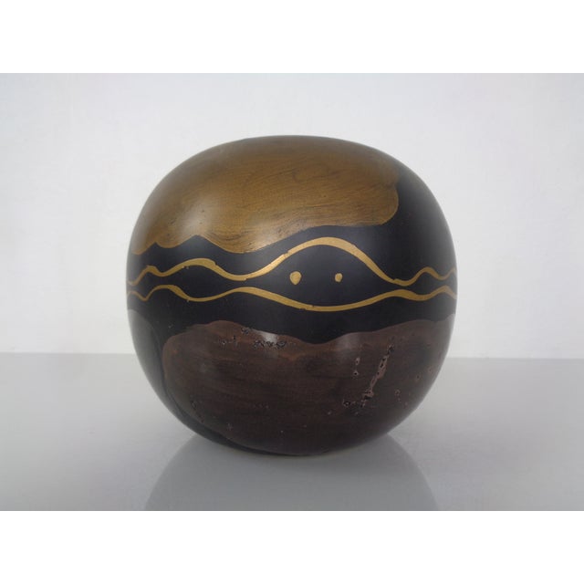 1970s Studio Ceramic Ball Vase, Germany, 1970s For Sale - Image 5 of 18
