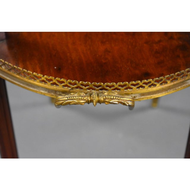19th Century French Mahogany Etagere, 1880s For Sale - Image 10 of 15