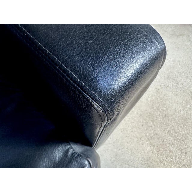 Early Edition Conseta Two-Seater Leather Sofa by Friedrich-Wilhelm Möller for Cor, Germany 1964 For Sale - Image 11 of 18