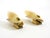 Metal Mid-Century Modern Brass Wall Lamps with Fiberglass Shades, 1950s, Set of 2 For Sale - Image 7 of 18