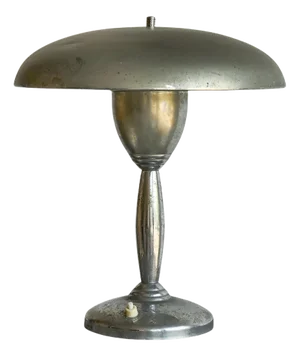 Table Lamp in Chrome-Plated Brass, 1950s