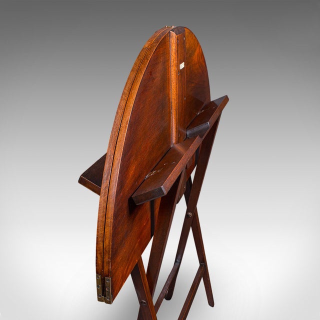 Antique Kitchen Garden Table, English, Folding, Coaching, Occasional, Victorian For Sale - Image 11 of 12