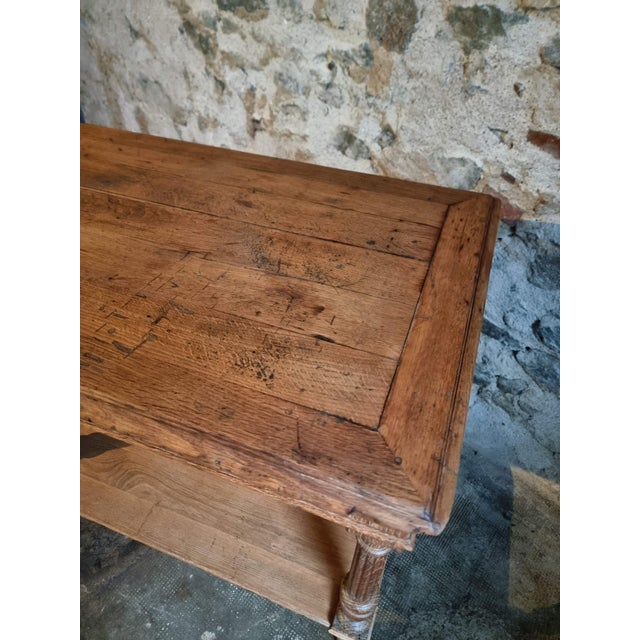 Antique French Oak Drapers Table, 19th Century For Sale - Image 14 of 18