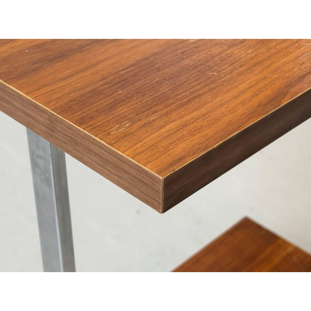 Height-Adjustable Side Table on Casters, 1960s For Sale - Image 6 of 16