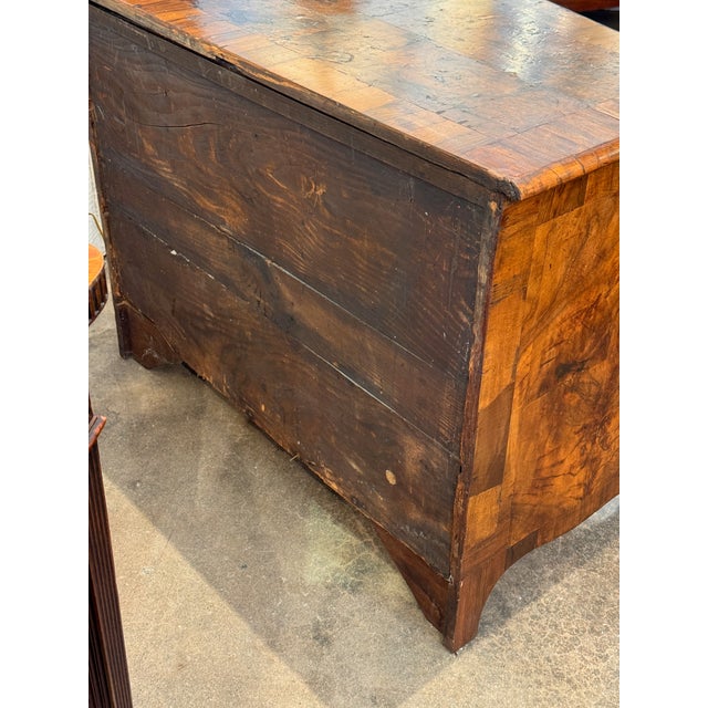 18th Century German Walnut Serpentine Chest For Sale - Image 13 of 13