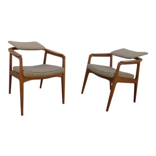 Danish Modern Armchairs by Sigvard Bernadotte for France & Daverkosen For Sale