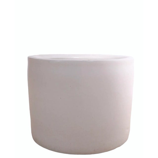 Mid 20th Century Large Mid Century White Planter Att. To Architectural Pottery For Sale - Image 5 of 13