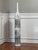 Monumental "Sketchbook" series ceramic bottle form floor vase by Mexican artist, Yuri Zatarain (b. 1972). This striking...