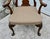 Wood Vintage Walnut Queen Anne Style Desk Chair W/Brass Studs For Sale - Image 7 of 12