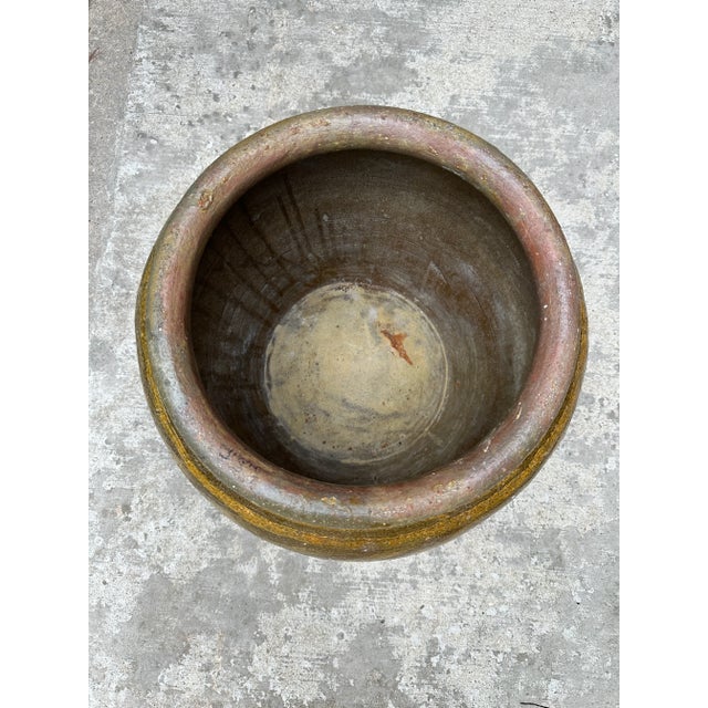 Mid 19th Century 19th Century Antique Asian Earthenware Martaban Dragon Jar Pot For Sale - Image 5 of 8