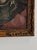 1920 Belgian Still Life Oil on Canvas Painting, Dark Florals For Sale - Image 4 of 5
