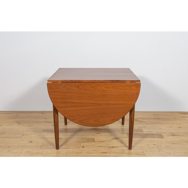 Mid-Century Extendable Teak Dining Table, Denmark, 1960s For Sale - Image 12 of 18