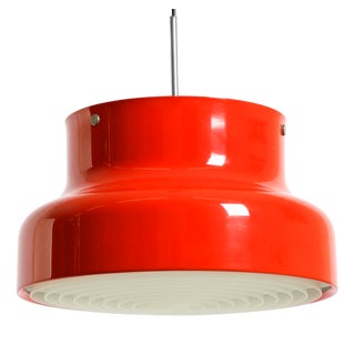 Large Red Bumling Ceiling Lamp by Anders Pehrson for Ateljé Lyktan Ahus, 1960s For Sale
