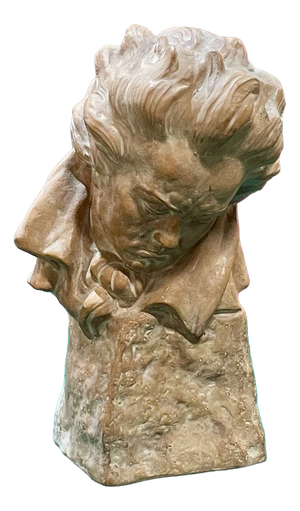 Terracotta Bust of Beethoven by Marcel Bouraine