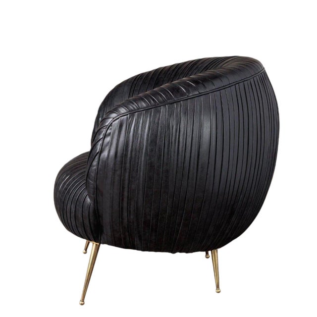 Contemporary Set of Soufflé Chair and Ottoman by Kelly Wearstler For Sale - Image 3 of 9
