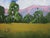 Miniature Ojai Valley Art 4X4 Lynne French landscape seascape oil painting by Lynne French. The signed original painting...