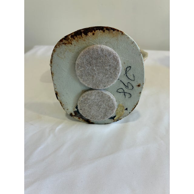Metal Antique Rose Bouquet Cast Iron Doorstop For Sale - Image 7 of 7