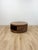 Mid 20th Century Mid 20th Century Pencil Reed Rattan Burlwood Inlay Round Coffee Table Gabriella Crespi Style Rare For Sale - Image 5 of 12
