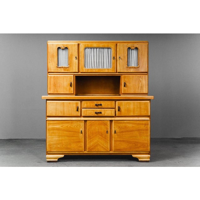 Item: Kitchen Buffet Period & Style: Art Deco - 1930s Features - elegant and practical piece of furniture with beautiful...