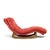 Red Adrian Pearsall for Craft Associates Mid Century Rocking Wave Chaise Lounge Chair For Sale - Image 8 of 9