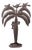 Wrought Metal Palm Tree by Atelier Marolles For Sale