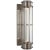 Gracie 19" Linear Sconce in Antique Nickel with Clear Glass Designer: Chapman & Myers Height: 18.75" Extension: 8.25"...