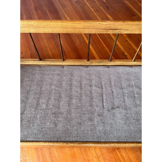 Brutalist Howard Oak Sofa 1950s Usa For Sale - Image 10 of 12
