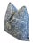 Stunning French Designer Blue & White Floral Botanical Feather/Down Pillow For Sale In Los Angeles - Image 6 of 9