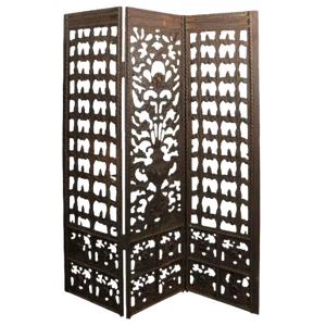 1920's Neoclassical Wrought Iron Screen or Room Divider