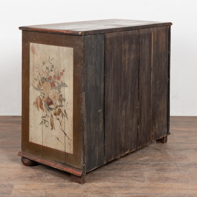 Early 19th Century Original Painted Danish Chest of Four Drawers For Sale - Image 17 of 17